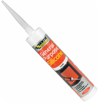 Everbuild G.P. Silicone - White or Clear