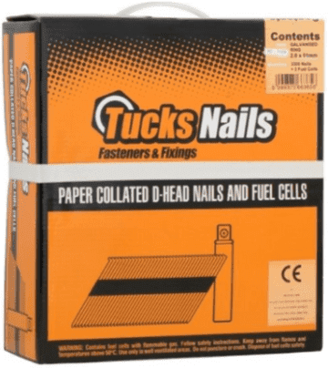 Nail & Gas Fuel Packs - Galv Ring Nails