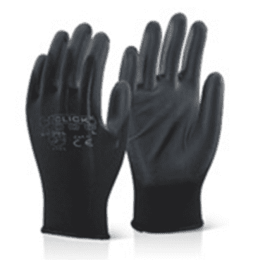 STANDARD PU GRIP GLOVES 100 pairs