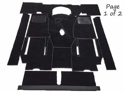 Austin Healey 3000 MKIII BJ8 1964 to 1968 Carpet Set - Blenheim Range