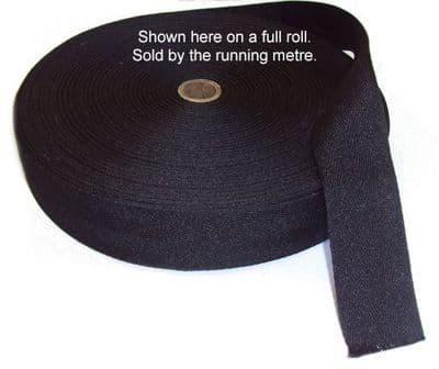 Black Cotton Webbing