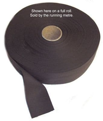 Dark Brown Cotton Webbing