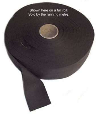 Dark Grey Cotton Webbing