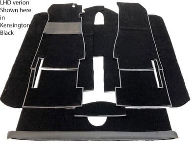 Fiat 124 Spider 1966 to 1972 Carpet Set - Kensington Luxury Wool Range