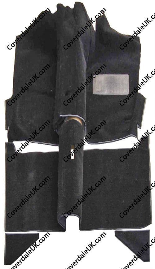 Ford Escort Mk II 1975 to 1981 Carpet Set - Wessex Wool Range