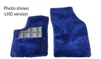 Front Pair Sheepskin Over Rugs - Bentley Continental GT Coupe LHD From 2003 To -