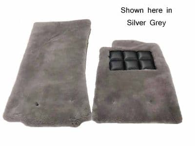 Front Pair Sheepskin Over Rugs - Jaguar XJ Series (X351) LWB From 2009 To -