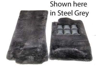 Front Pair Sheepskin Over Rugs - Jaguar XJ Series (X351) SWB From 2009 To -