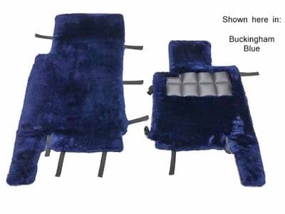 Front Pair Sheepskin Over Rugs - Rolls Royce Silver Seraph (Green Label) From 1998 To 2000