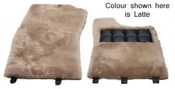 Front Pair Sheepskin Over Rugs - Rolls Royce Silver Shadow From 1974 To 1980