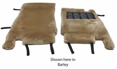 Front Pair Sheepskin Over Rugs - Rolls Royce Silver Spirit From 1980 To 1987
