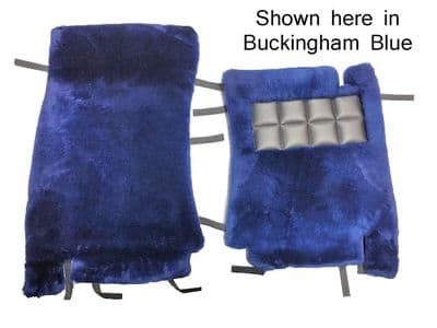 Front Pair Sheepskin Over Rugs - Rolls Royce Silver Spirit From 1987 To 1998