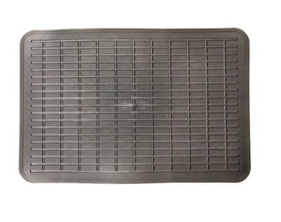 Grid design black heel mat