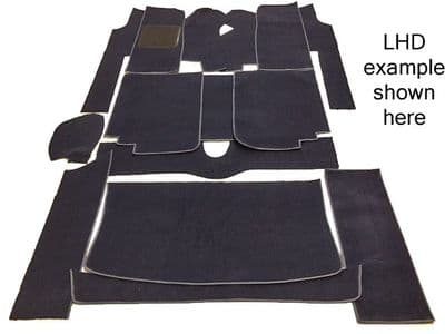 Jaguar XJS V12 5.3 litre HE Convertible 2 door 1988 to 1991  Carpet Set - Wessex Wool Range