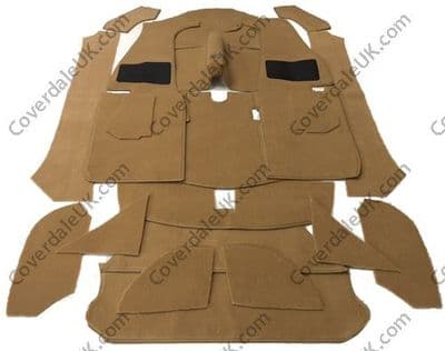MGA 1600 1959 to 1962 Roadster Carpet Set - Wessex Wool Range