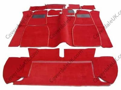 MGB Roadster 4 Synchro 1967 to 1980 Carpet Set - Kensington Luxury Wool Range