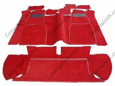 MGC Roadster 4 Synchro 1967 to 1969 Carpet Set - Wessex Wool Range