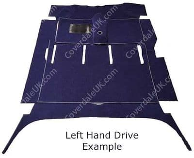 Morris 1800/1800S 1966 to 1975 Carpet Set - Kensington Luxury Wool Range