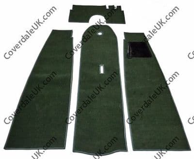 Morris 8 Tourer 1935 to 1937 Carpet Set - Wessex Wool Range