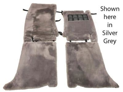 Set of 4 Sheepskin Over Rugs - Bentley Turbo R (SWB) From 1987 To 1997