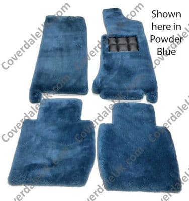 Set of 4 Sheepskin Over Rugs - Jaguar XJ Series (X308) LWB From 1997 To 2003