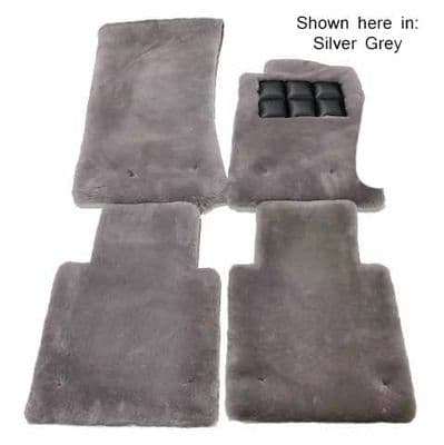 Set of 4 Sheepskin Over Rugs - Jaguar XJ Series (X351) LWB From 2009 To -