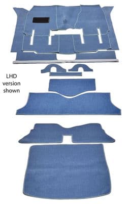 Sunbeam Alpine Harrington 1961 to 1963 Carpet Set - Blenheim Range