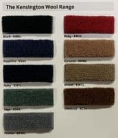 TR5 Boot Mat Only - Kensington Luxury Wool Range