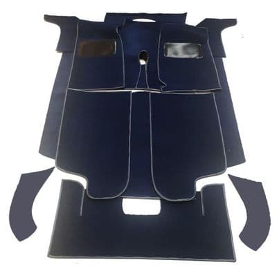 Triumph TR3a 1957 to 1959 Pre TS60000 chassis no. Carpet Set - Kensington Luxury Wool Range