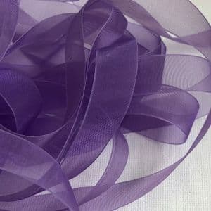 Grape Organza Chiffon Ribbon