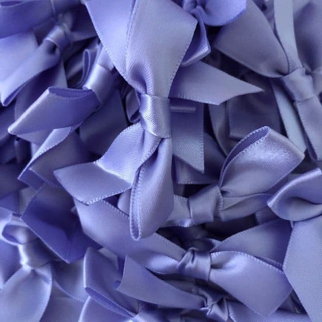 Iris Lilac Satin Large 15mm Ribbon Bows