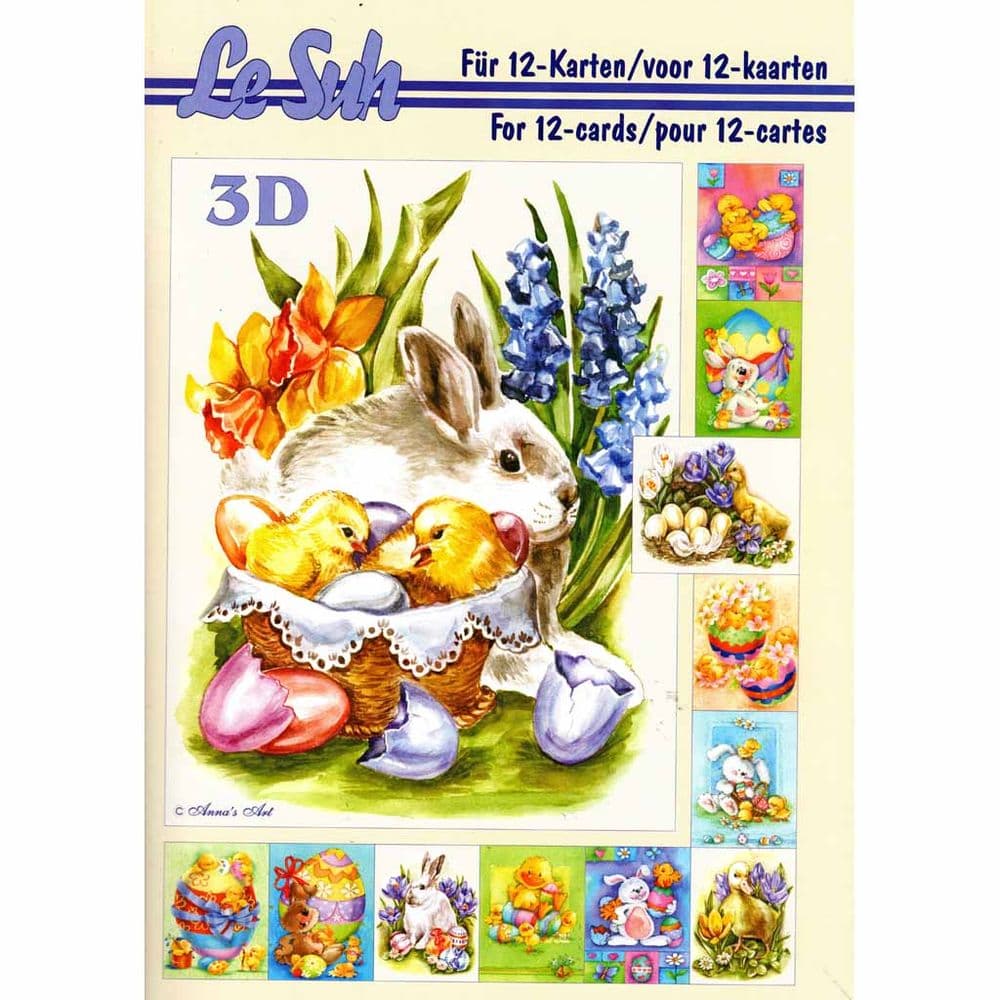 Easter A5 3D Decoupage Book from Le Suh