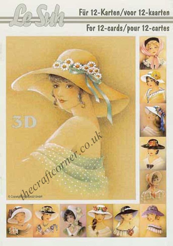 Ladies A5 3D Decoupage Book from Le Suh
