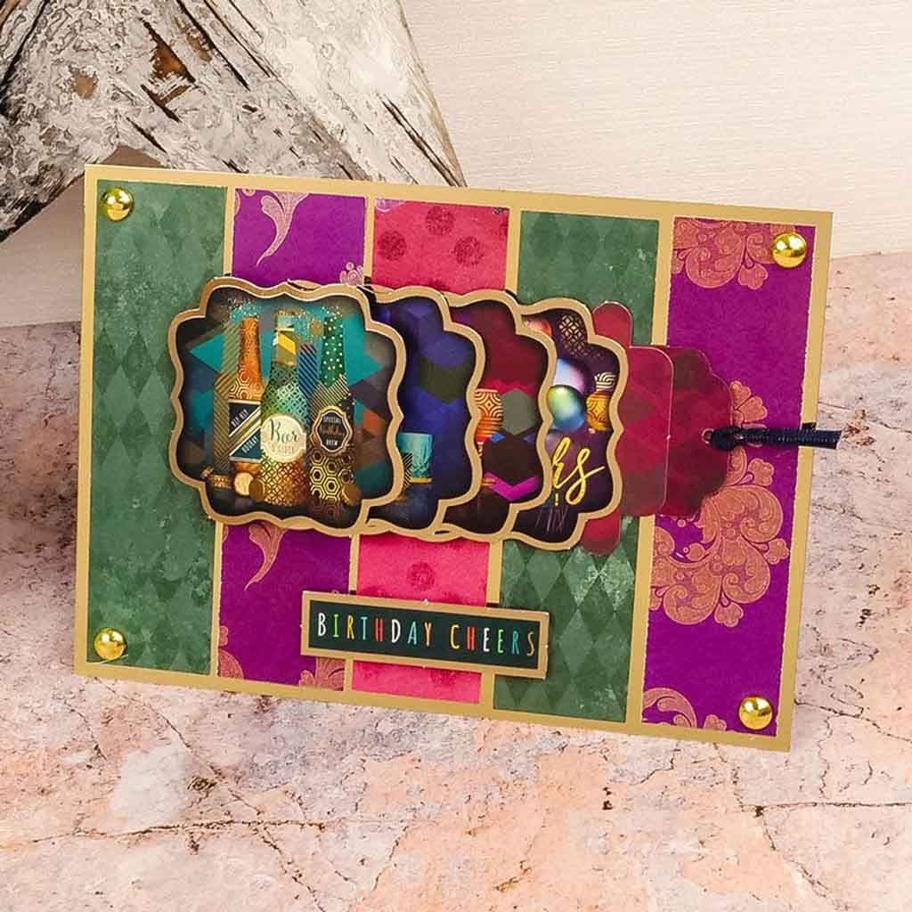 Wonderful Waterfalls Topper Die Cut Paper Crafting Kit