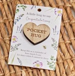 A Little Pocket Hug - Congratulations