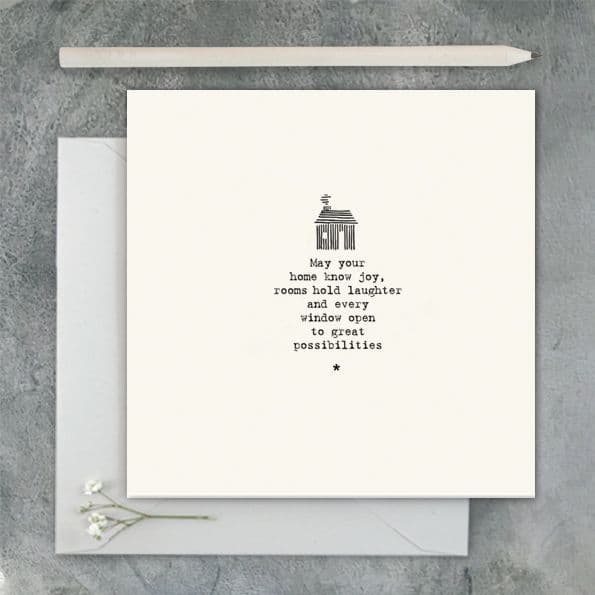 East Of India - May Your Home - Card (2486)