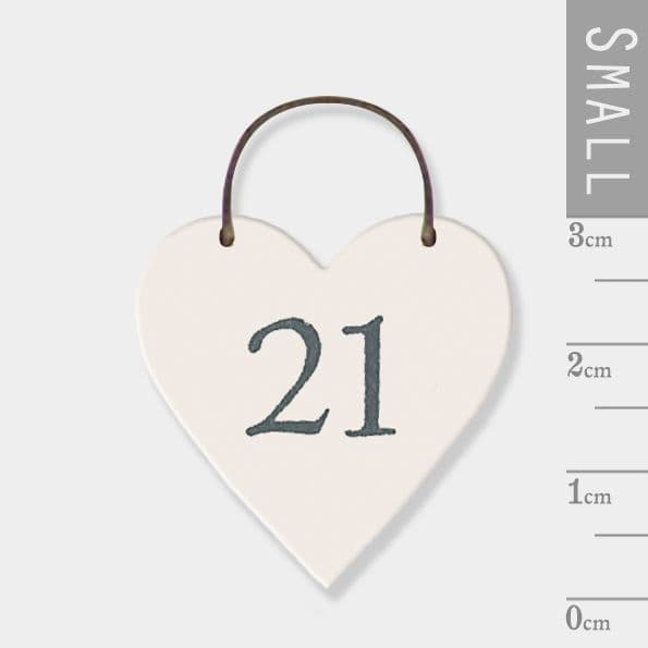 East of India - Mini heart token - 21