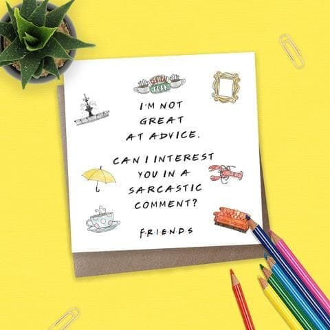 Friends - TV Series - Card - Advice