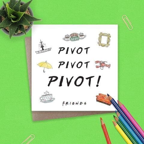 Friends - TV Series - Card - Pivot!