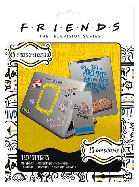 Friends - Tv Show - Tech Stickers 25 stickers