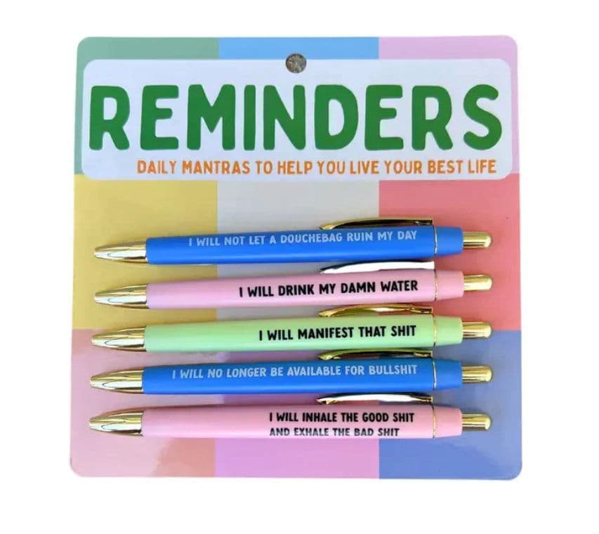 Fun Club - Daily Reminders - Pen Set