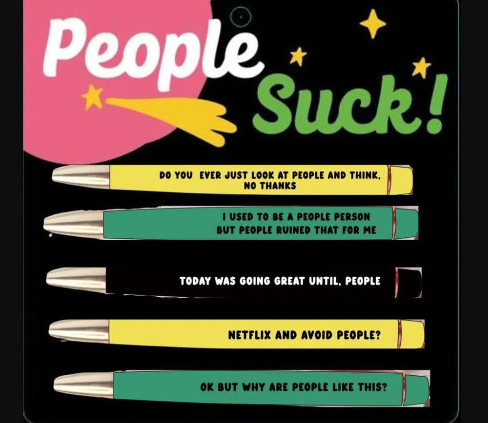 Fun Club - People Suck Pen Set