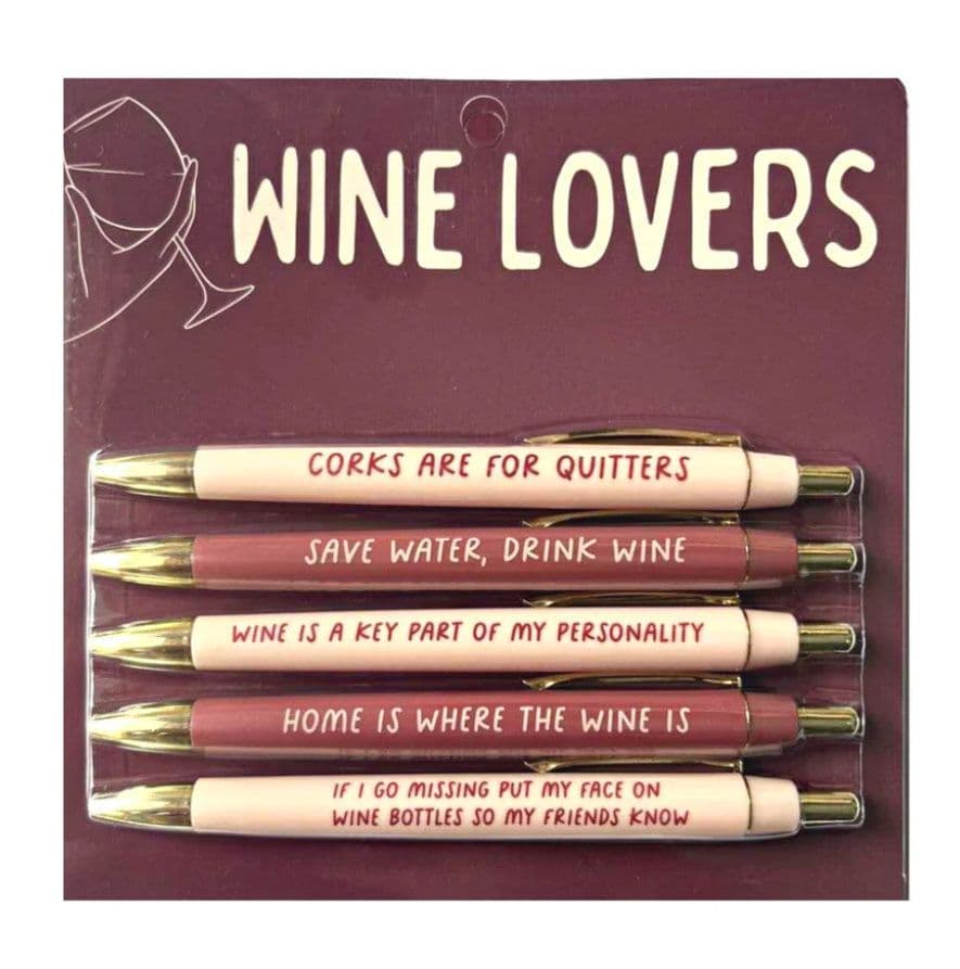 Fun Club Wine Lover Pen Set