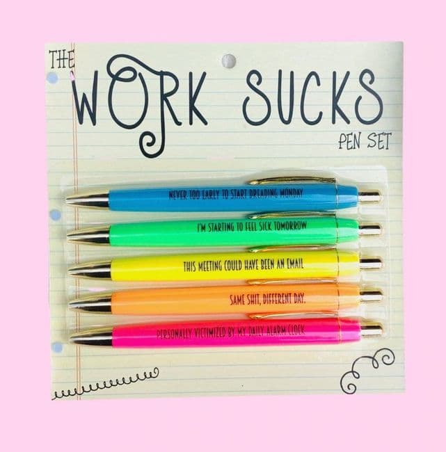 Fun Club - Work Sucks Pen Set