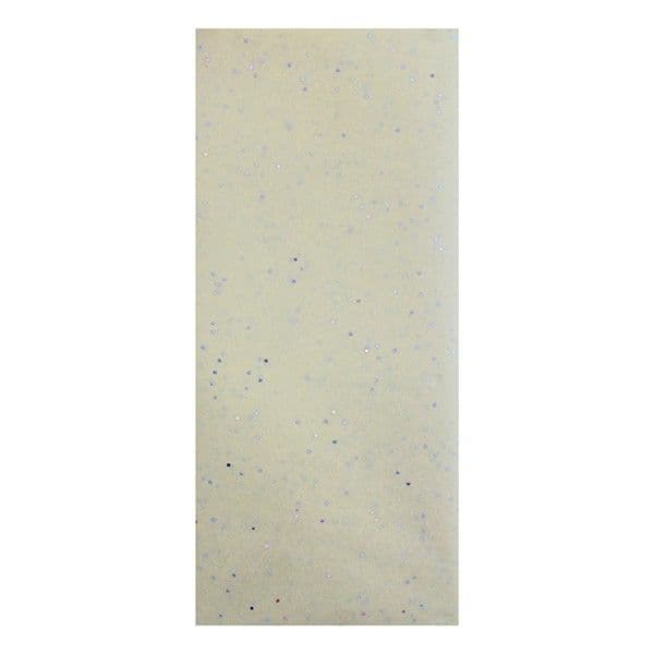 Glitter Tissue Paper - Cream 6 Sheets