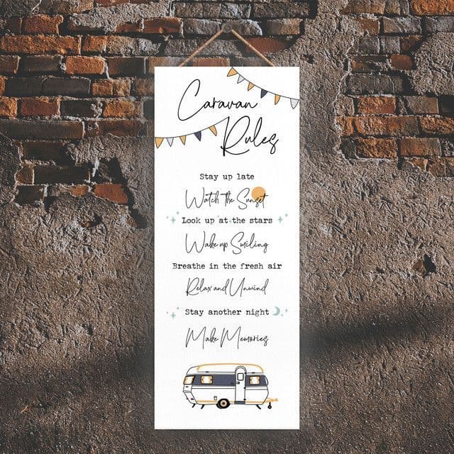 Hanging Plaque Caravan Rules