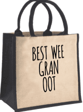 Juco Shopper Bag - Best Wee Gran Oot