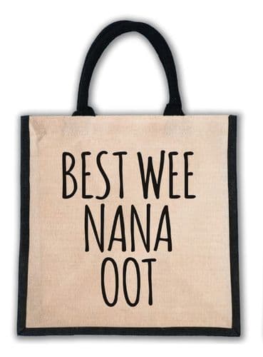 Juco Shopper Bag - Best Wee Nana Oot