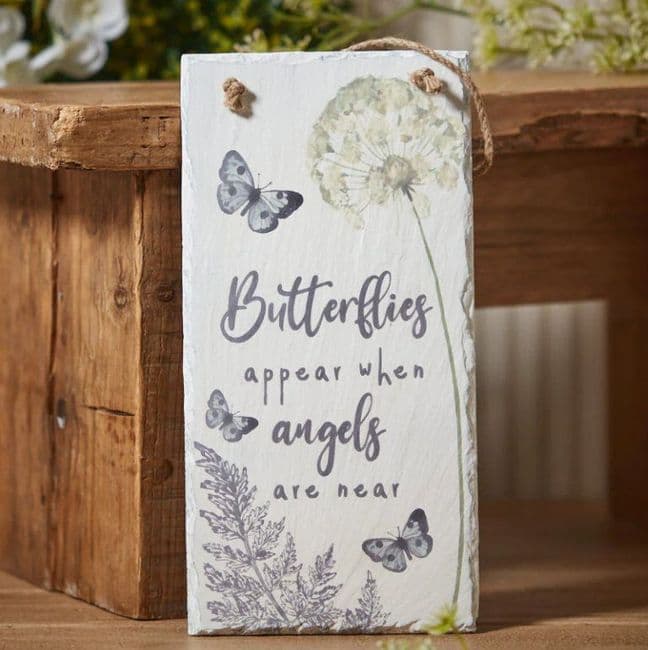 Langs - Butterflies Appear Slate Plaque
