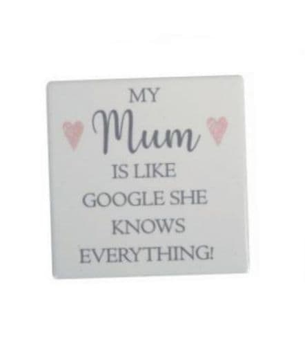 Langs - Ceramic Coaster - Mum / Google